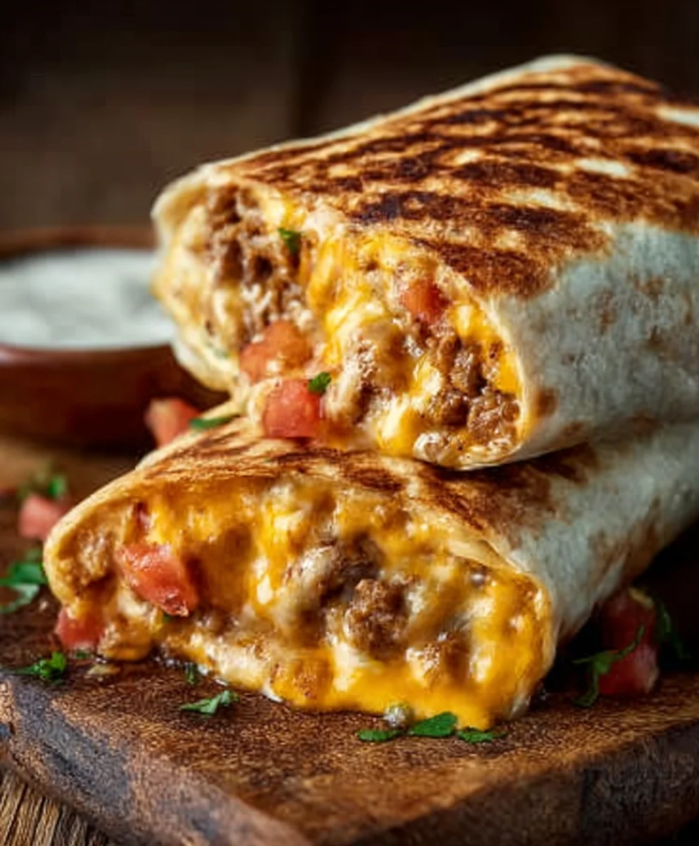 Cheesy Grilled Cheese Burrito - Ultimate Comfort Food