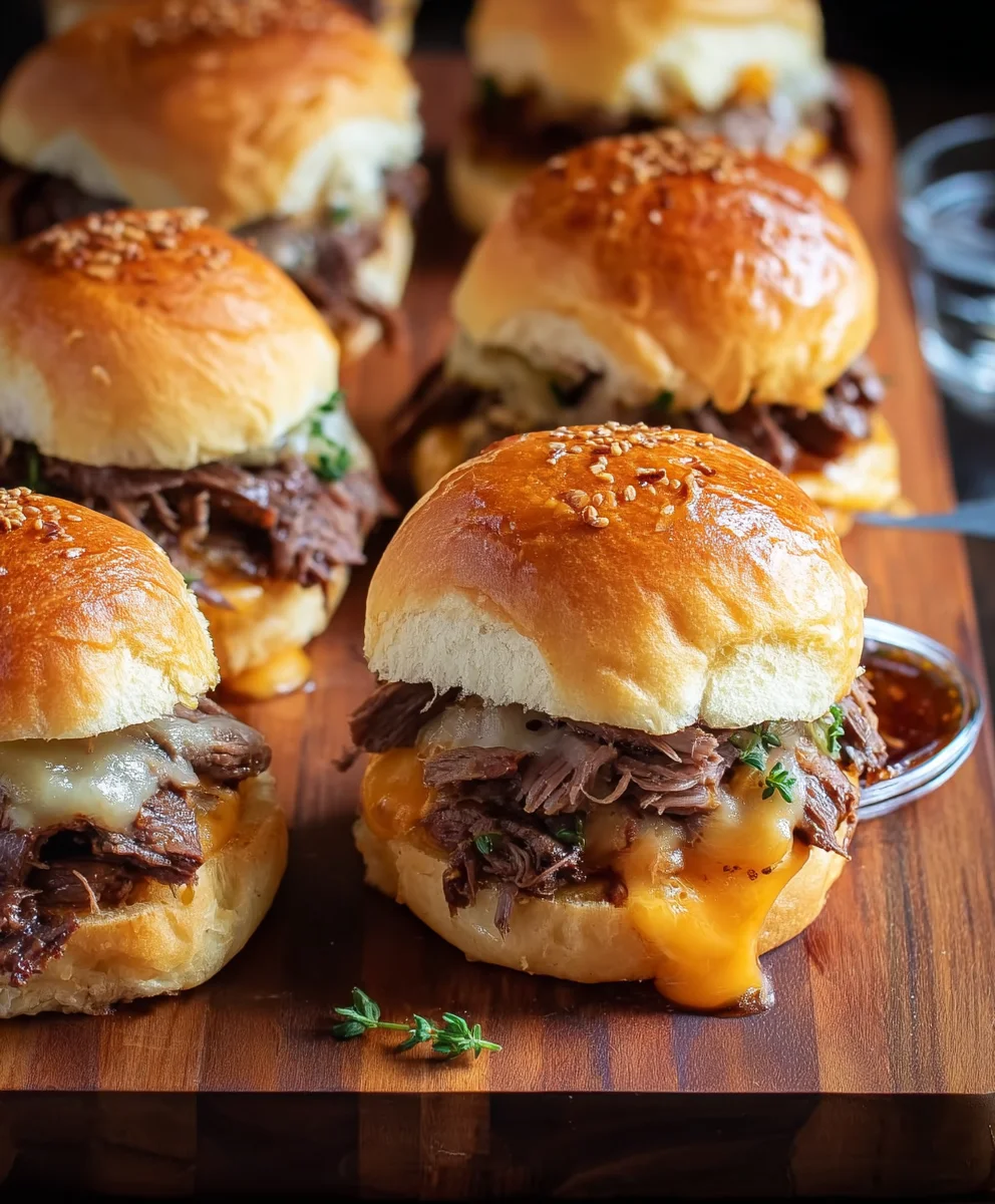 Roast Beef Cheddar Sliders Quick & Easy Recipe
