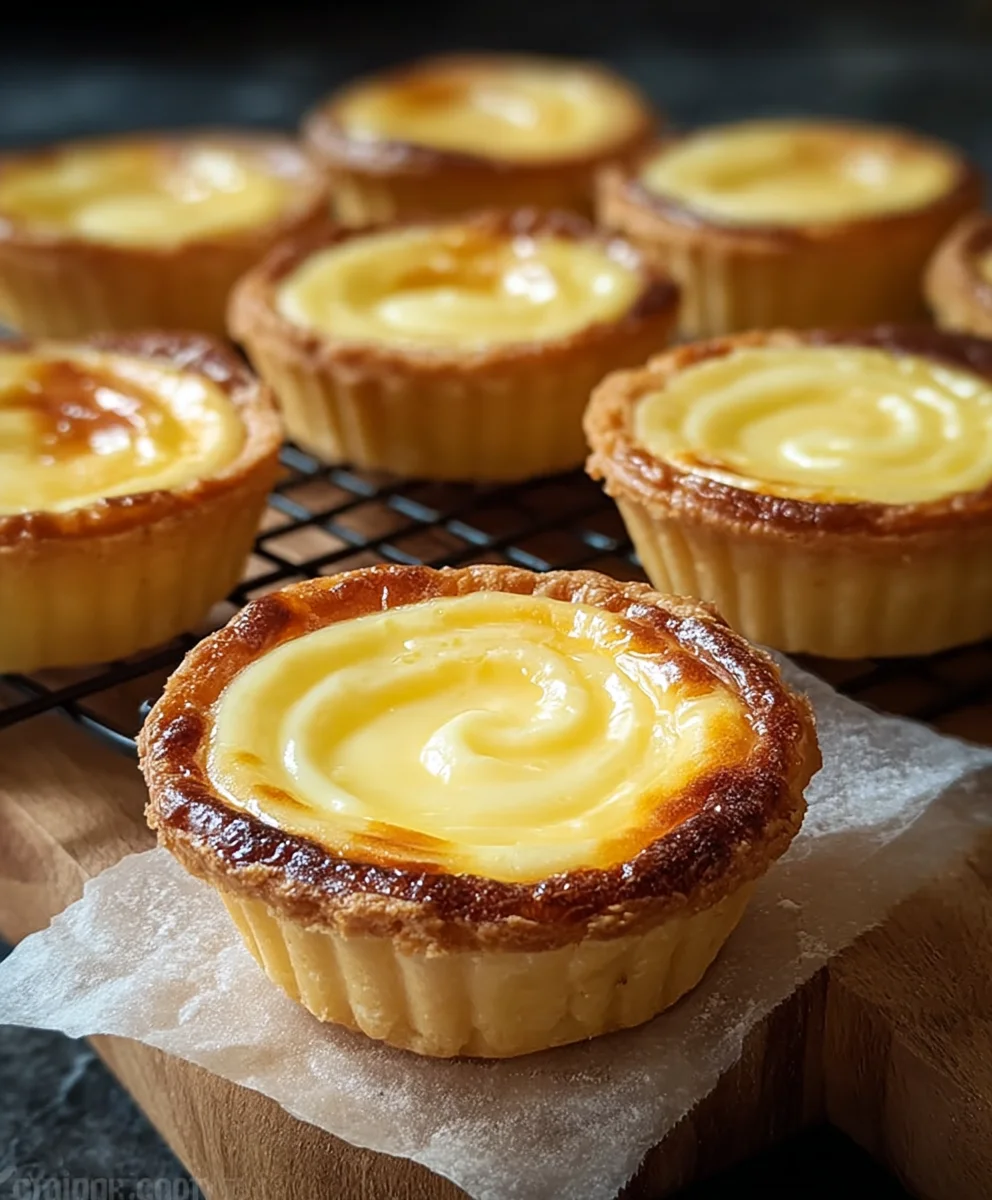Easy Japanese Cheese Tarts - Fluffy Creamy Dessert