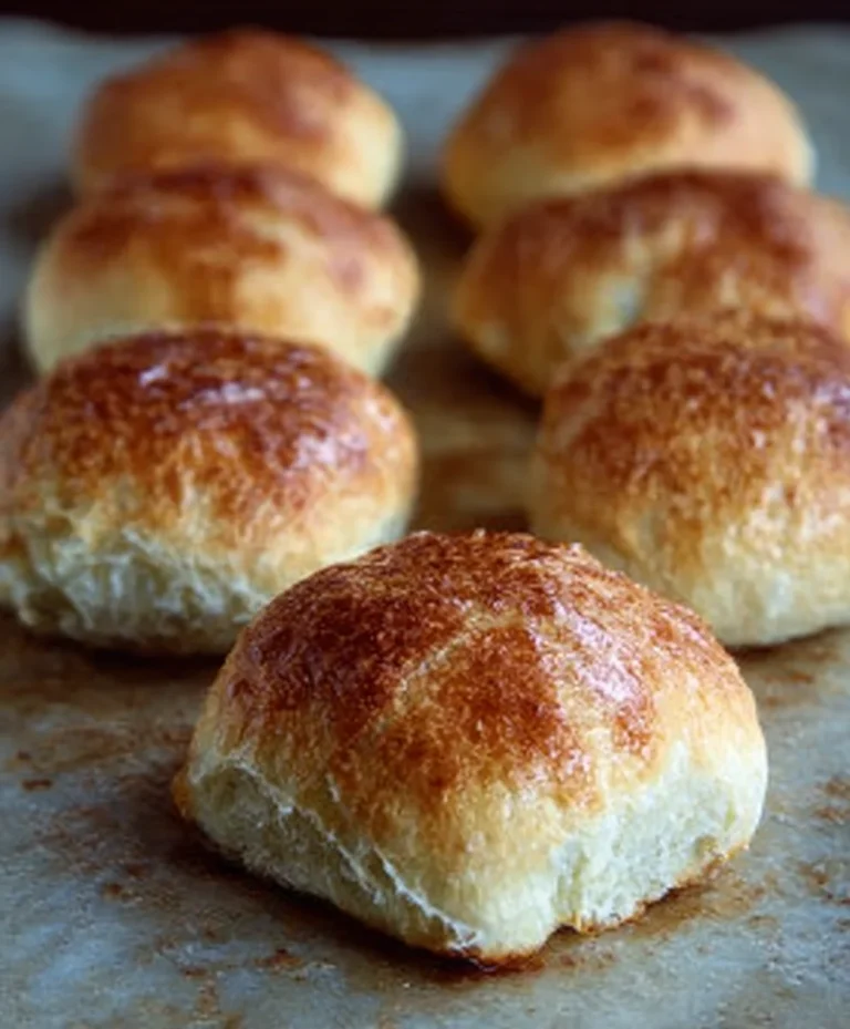 Easy No Knead Crusty Rolls Recipe