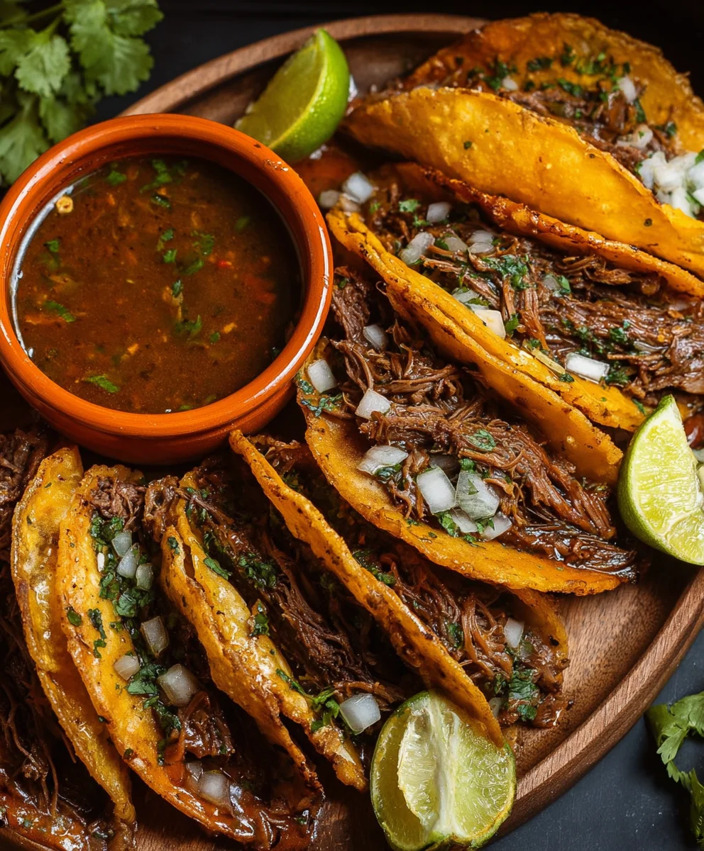 My Fave Beef Birria Tacos-Authentic Flavor