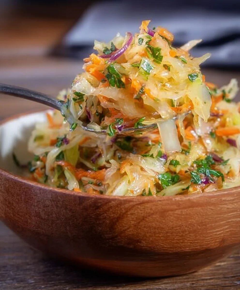 Old Fashion Sauerkraut Salad- Tangy & Delicious Beef Recipe