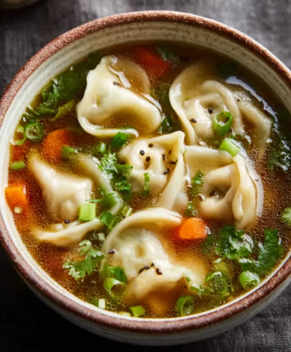 Potsticker Beef Soup- A Cozy Delight Recipe
