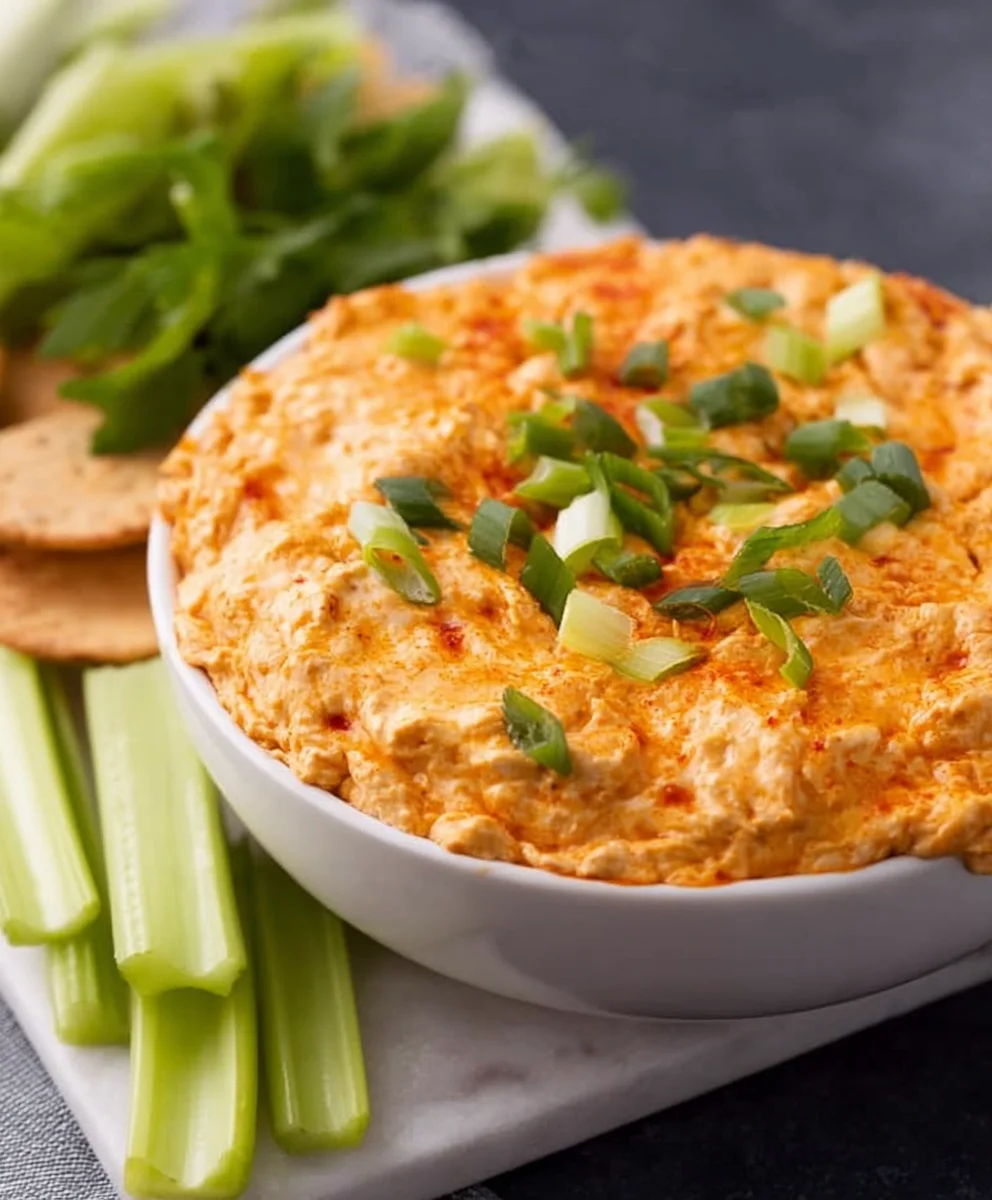 Easy Crockpot Buffalo Chicken Dip - Perfect Appetizer