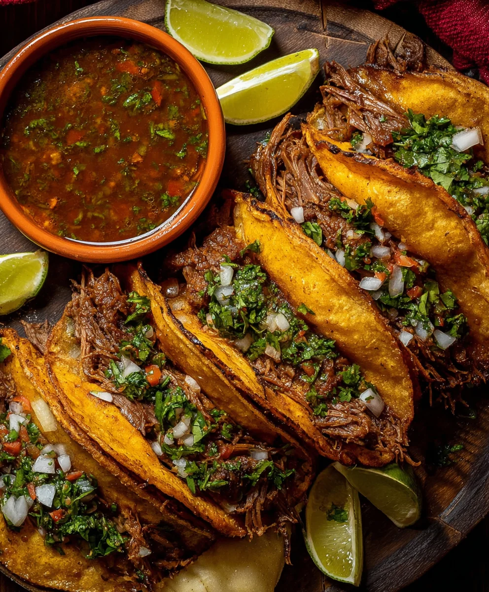 My Fave Beef Birria Tacos-Authentic Flavor