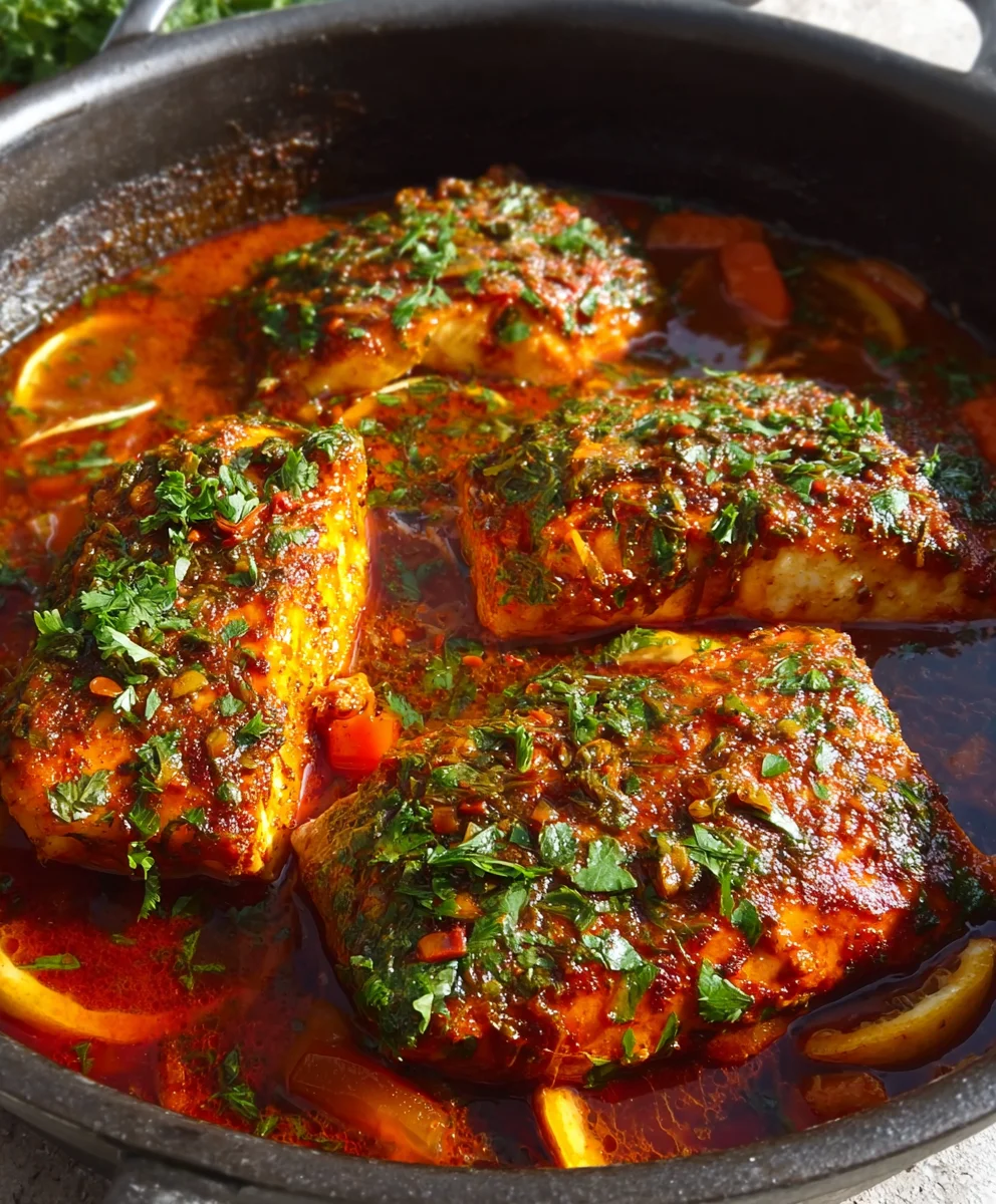 Spicy Moroccan Fish Recipe - Rich Flavor