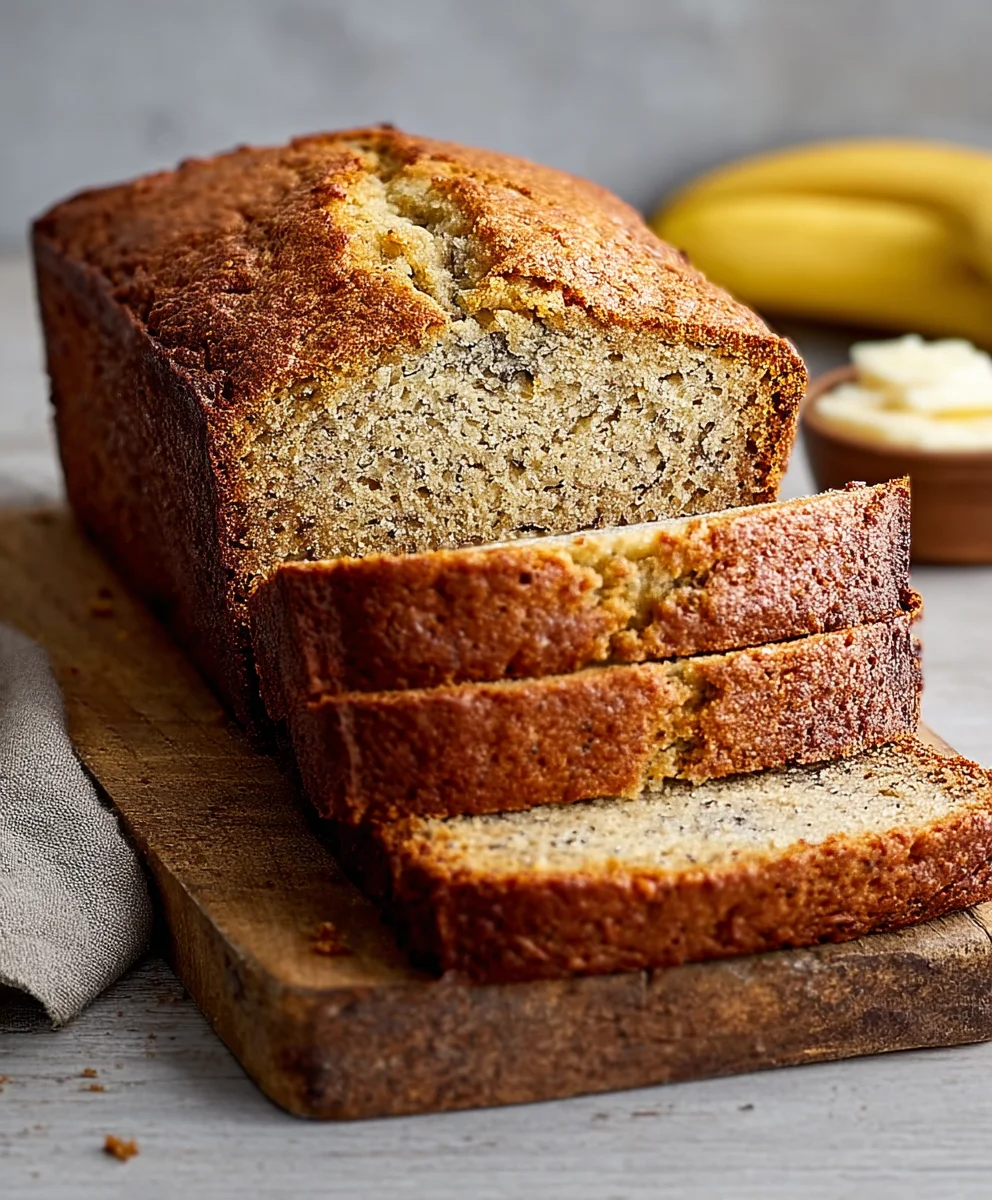 Easy Moist Banana Bread Recipe - The Best Ever