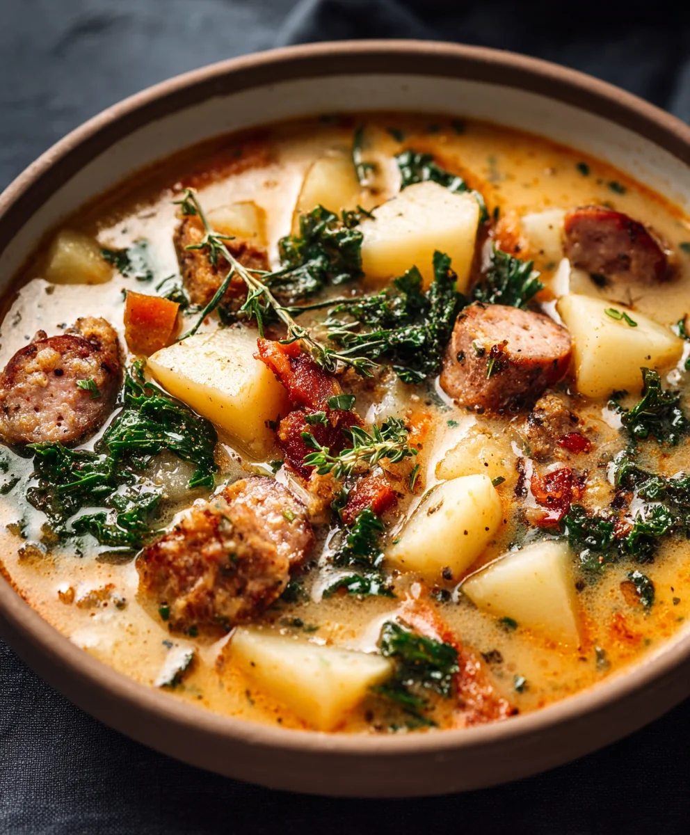 Hearty Beef Sausage Potato Soup Non-Non-Non-Alcoholic Alternativeic