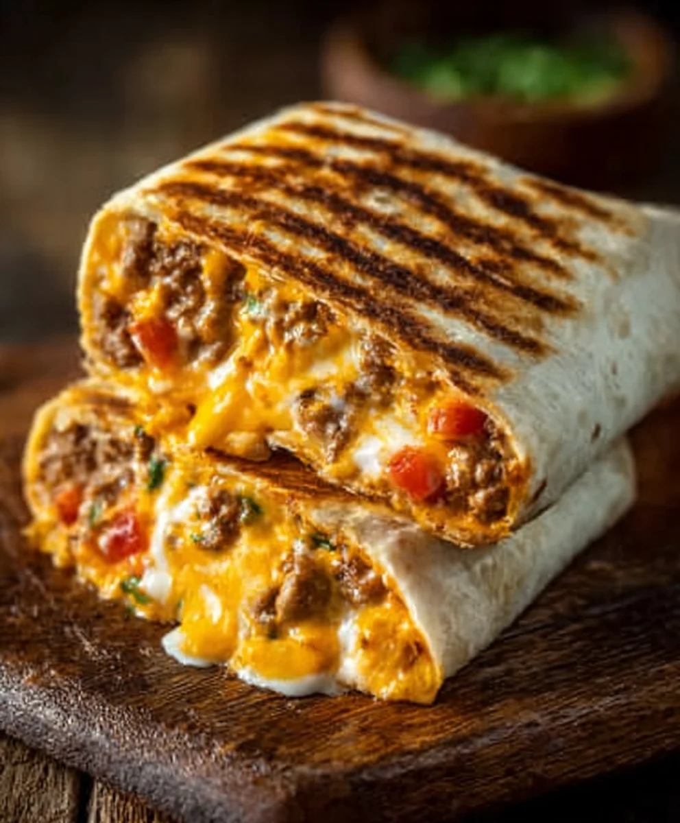 Cheesy Grilled Cheese Burrito - Ultimate Comfort Food