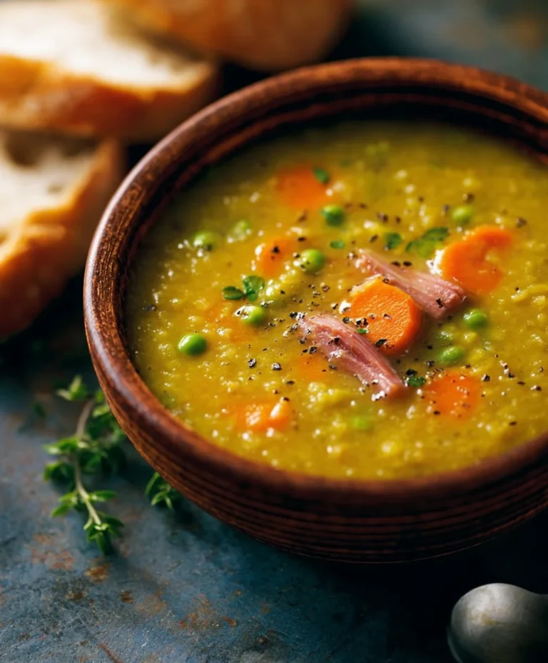 Hearty Split Pea Soup – Easy Beef & Veggie Recipe