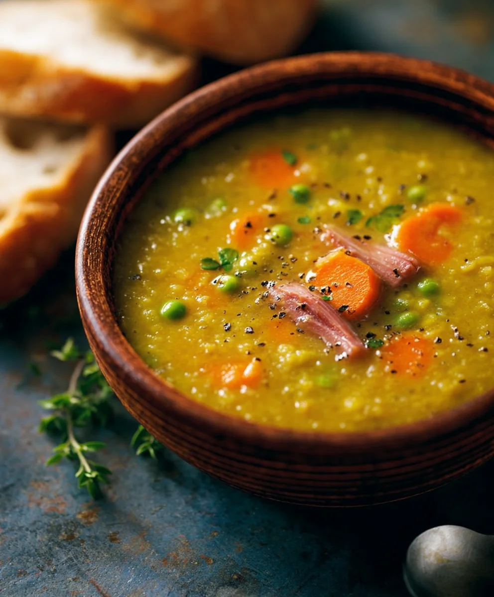 Hearty Split Pea Soup - Easy Beef & Veggie Recipe