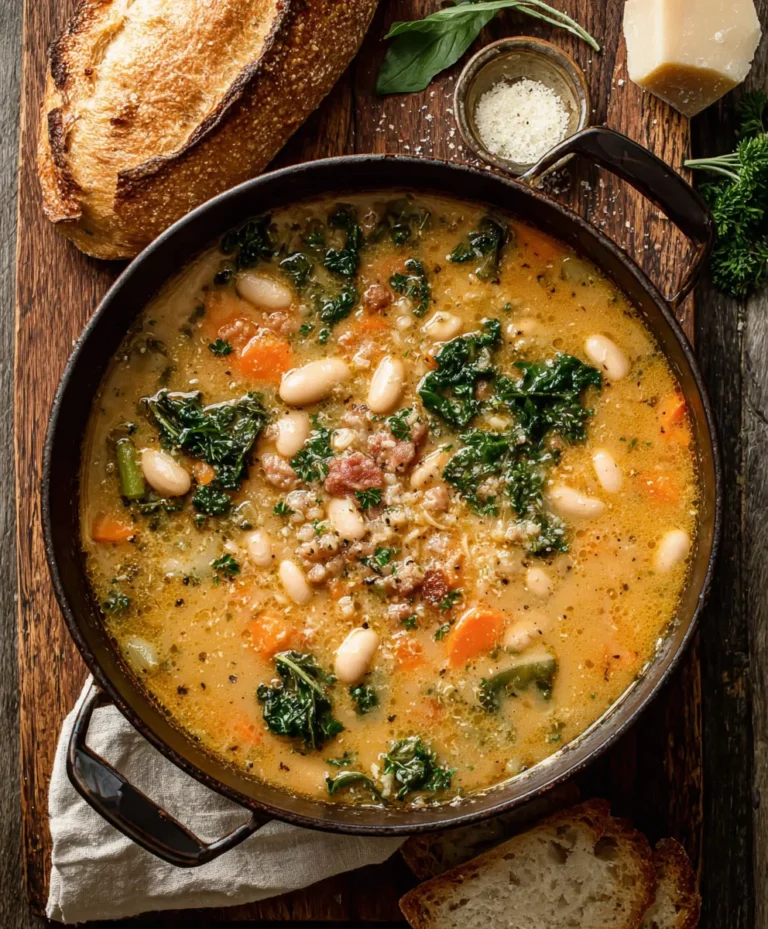 Tuscan White Bean Soup – Hearty & Delicious Recipe