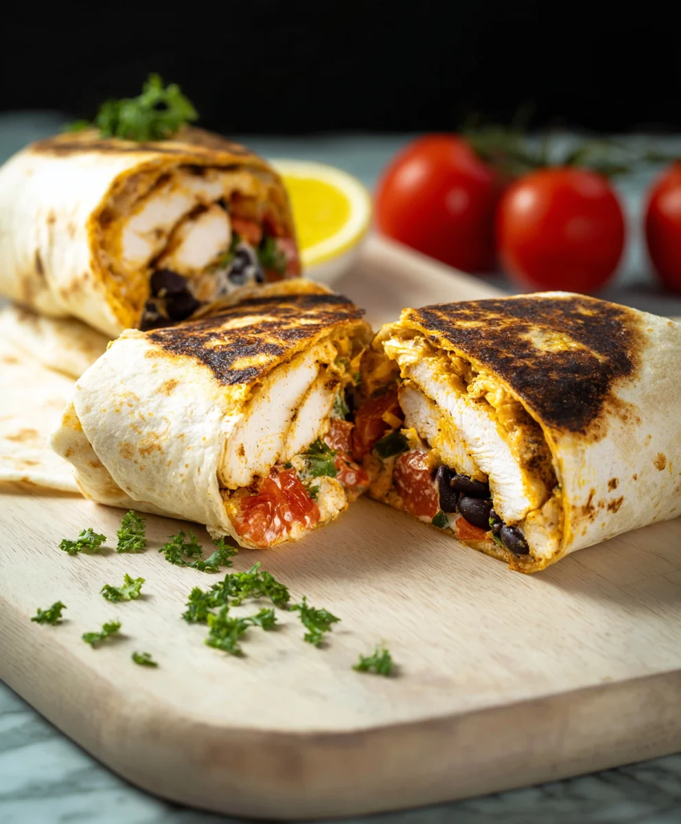 Chipotle Ranch Grilled Chicken Burrito Recipe