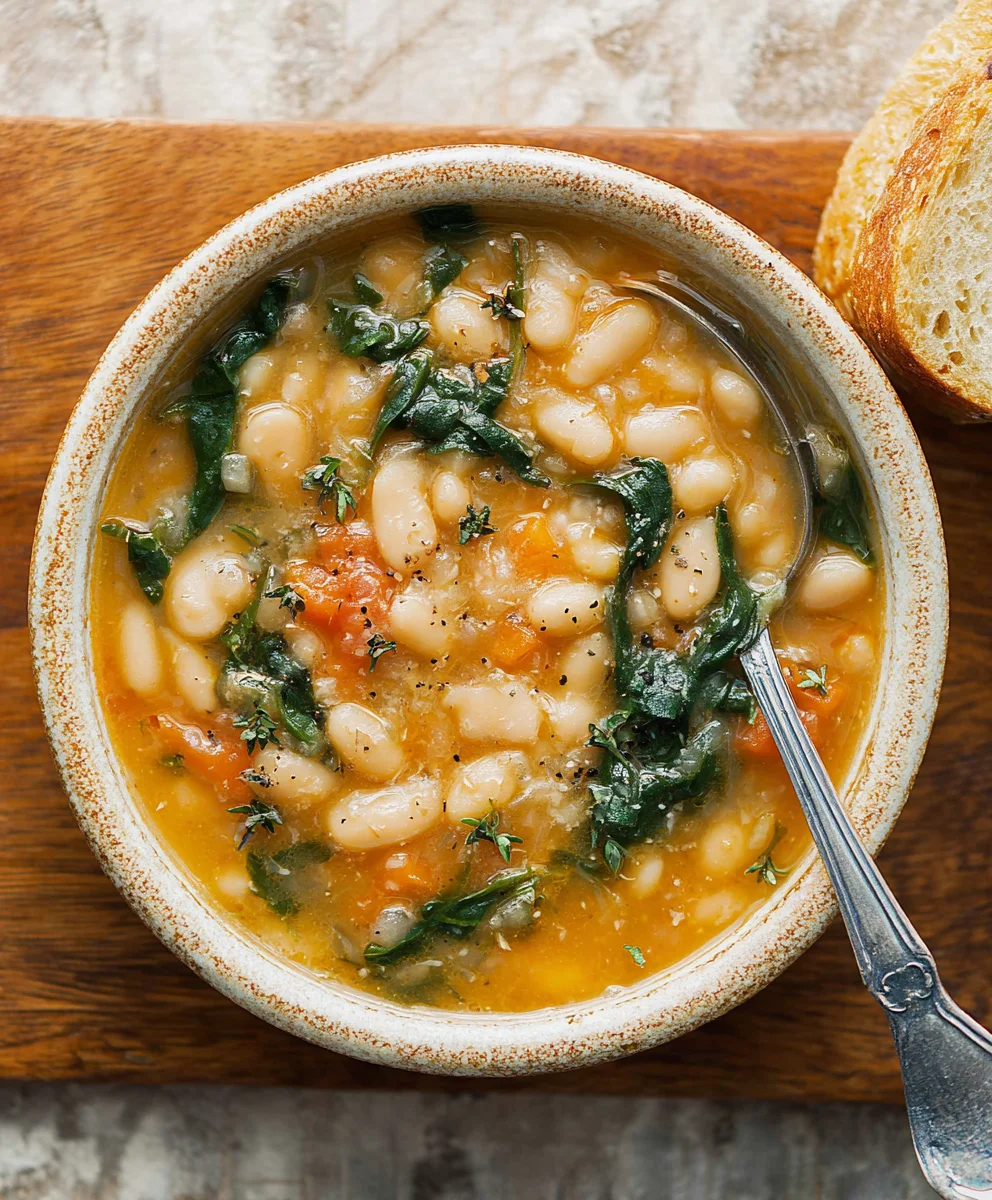 The Best White Bean Soup - Creamy & Comforting