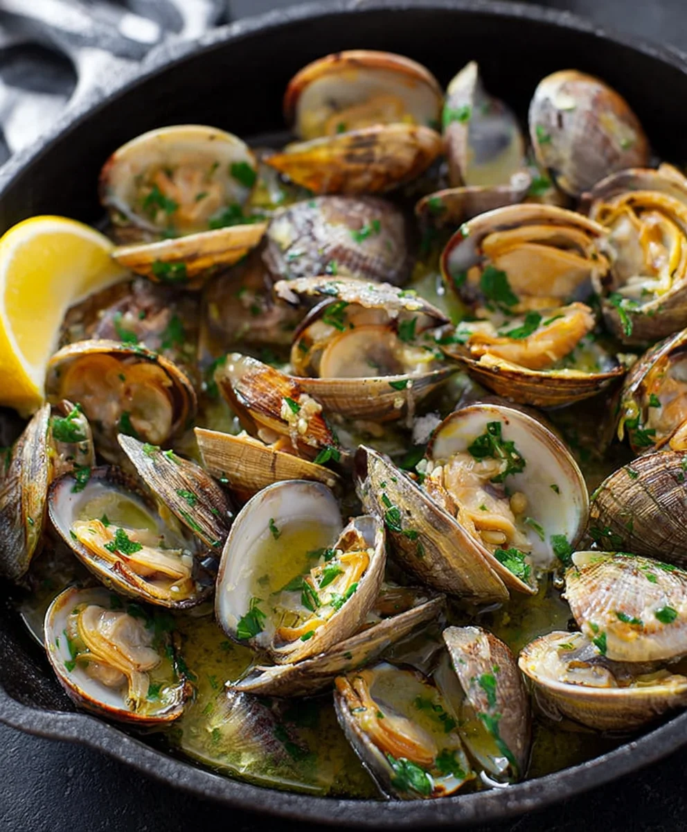 Garlic Butter Clams Recipe - Easy & Flavorful
