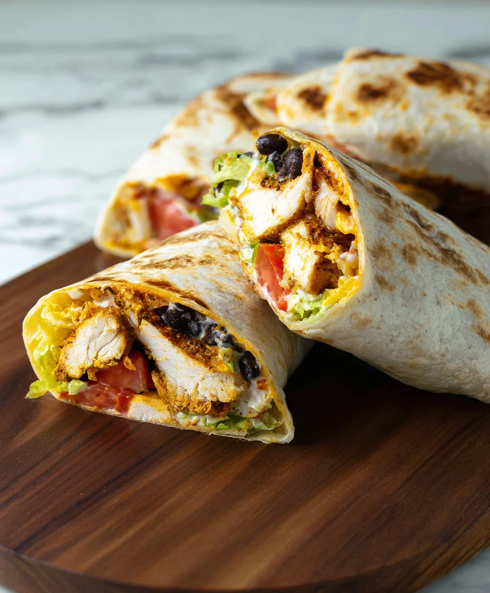 Chipotle Ranch Grilled Chicken Burrito Recipe