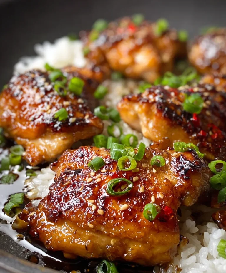 Easy Soy Garlic Chicken Thighs Recipe