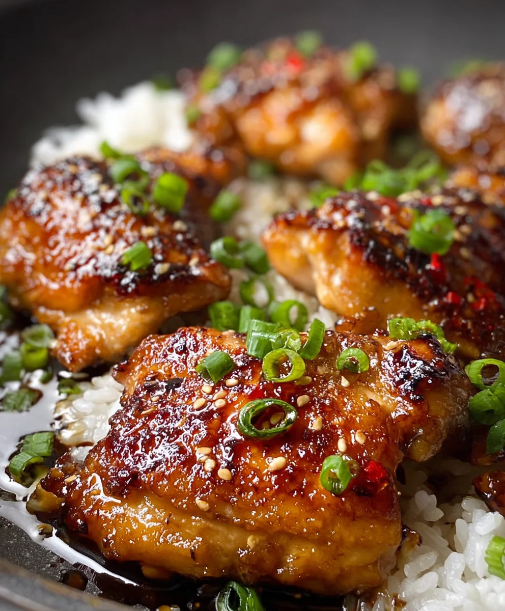 Easy Soy Garlic Chicken Thighs Recipe