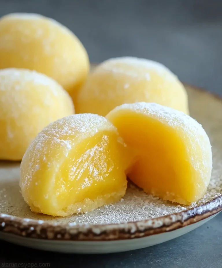 Sweet Mango Mochi-A Chewy Tropical Treat