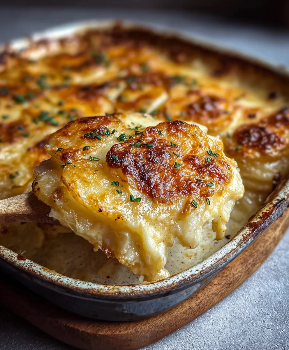 Easy Potatoes au Gratin - Creamy Cheesy Comfort Food
