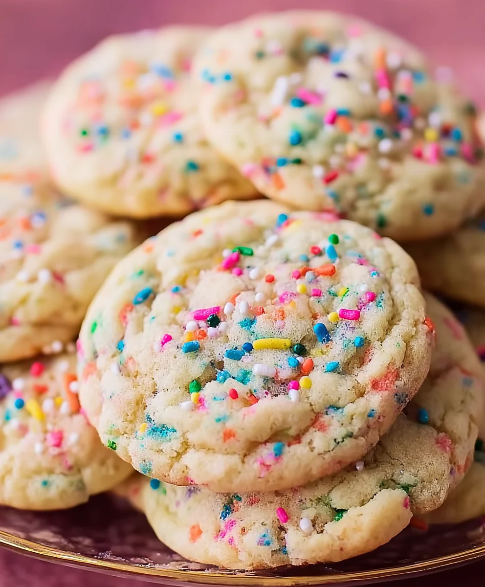 Easy Funfetti Cookies- Party Ready Sweet Treats