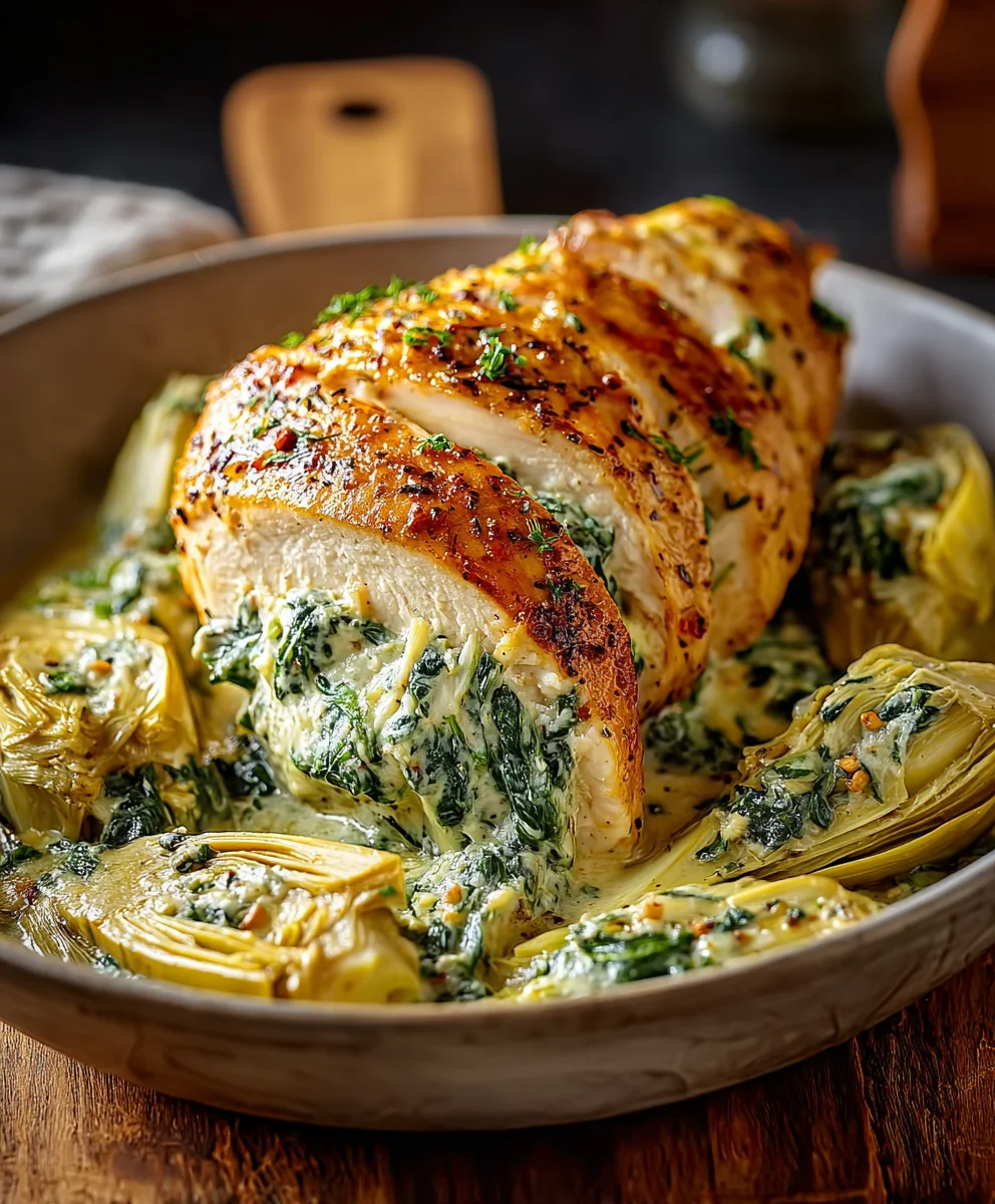 Spinach Artichoke Chicken-Easy & Delicious Recipe
