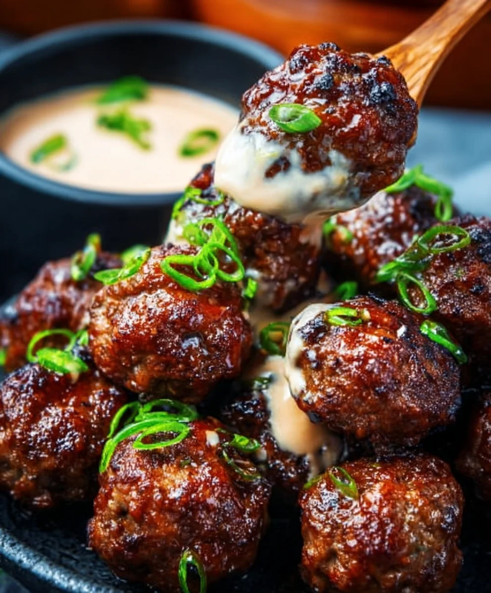 Spicy Korean Beef Meatballs - Easy Recipe