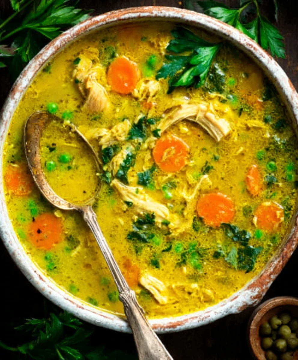 Turmeric Chicken Soup - Anti Inflammatory Comfort