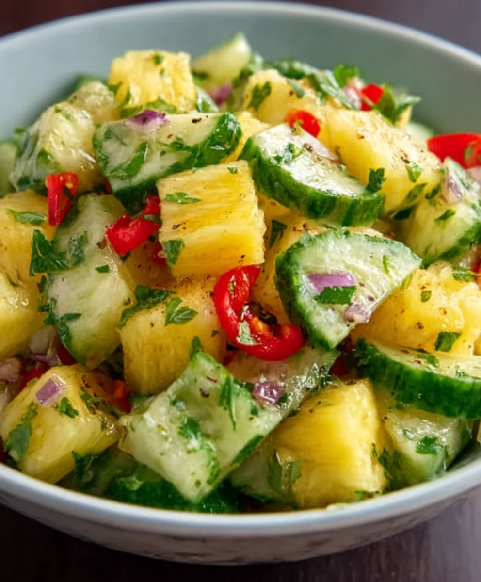 Refreshing Pineapple Cucumber Salad Recipe