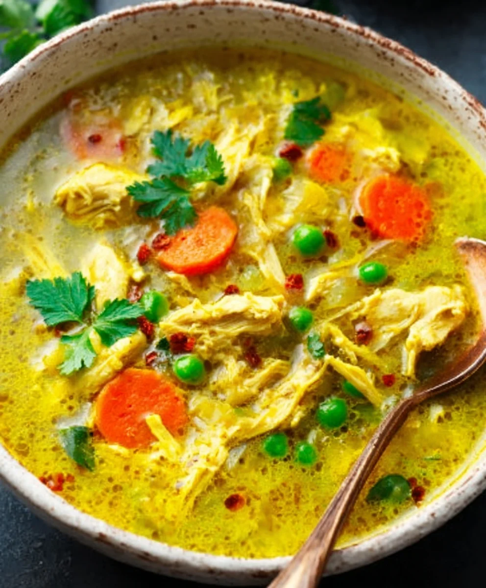 Turmeric Chicken Soup - Anti Inflammatory Comfort