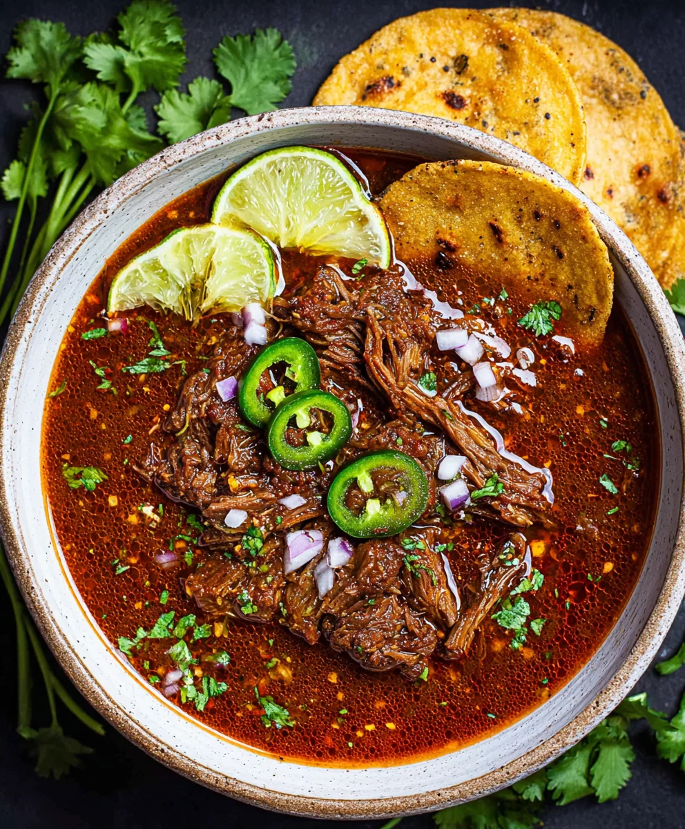 Authentic Mexican Beef Birria-Rich Flavor Recipe
