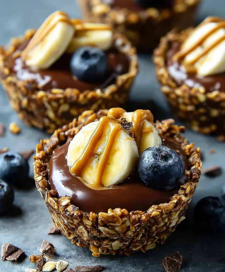 Chocolate Granola Peanut Butter Cups Recipe