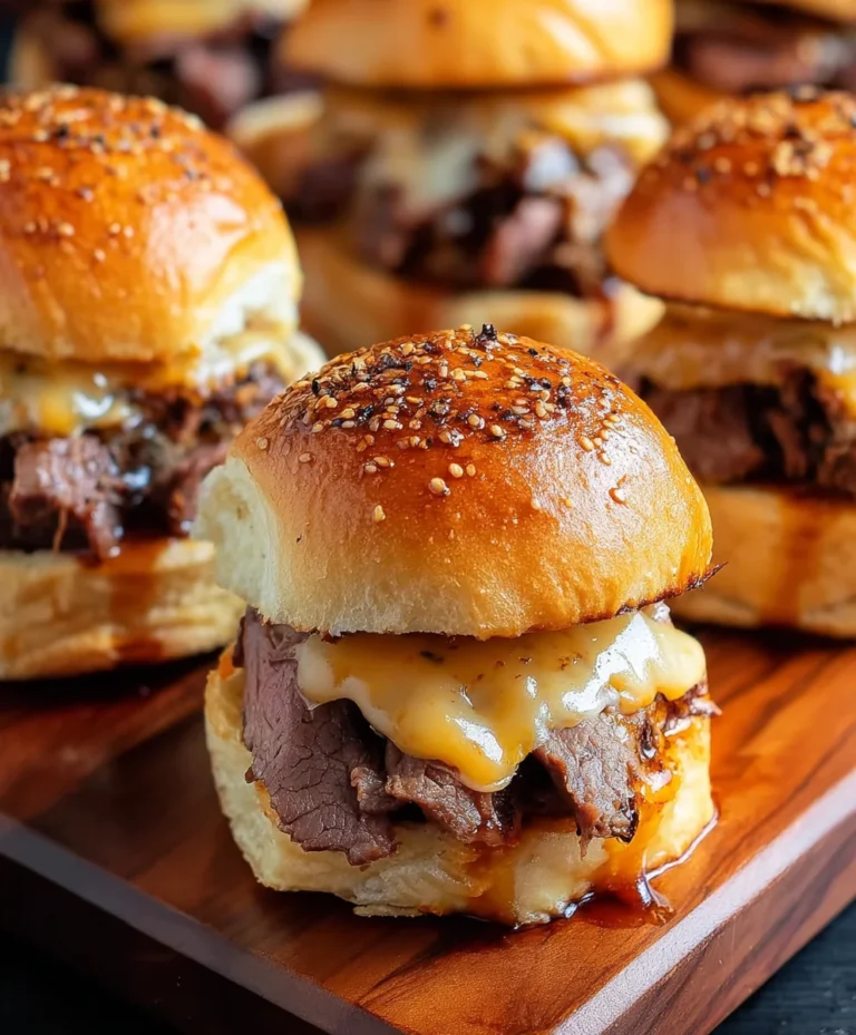 Roast Beef Cheddar Sliders Quick & Easy Recipe