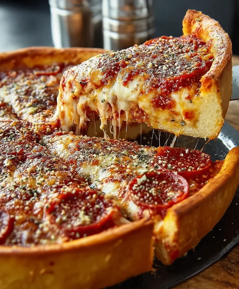 Authentic Chicago Deep Dish Pizza Recipe