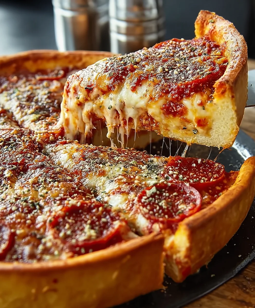 Authentic Chicago Deep Dish Pizza Recipe