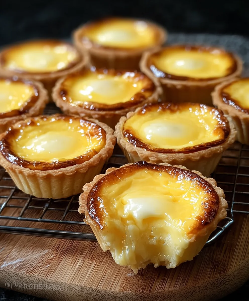 Easy Japanese Cheese Tarts - Fluffy Creamy Dessert