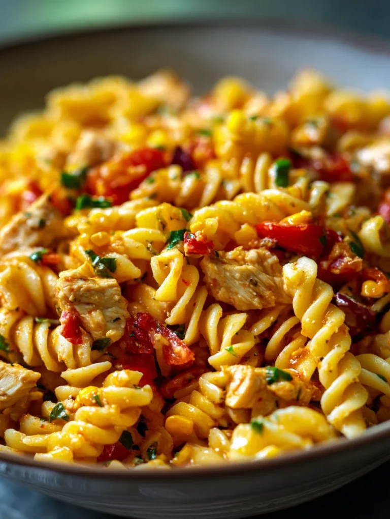 Easy BBQ Chicken Pasta Salad Recipe-Summer Favorite