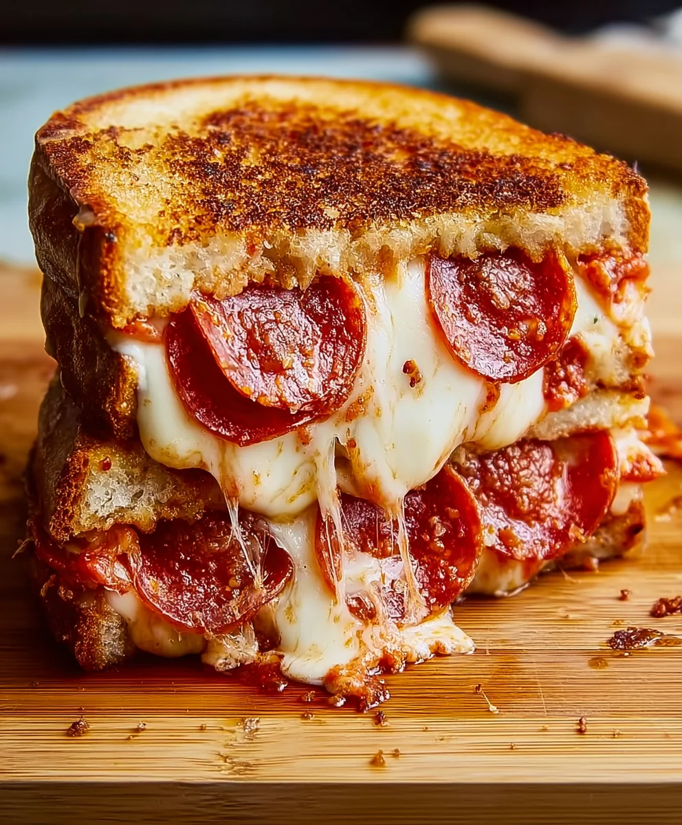 Quick Pizza Grilled Cheese - Easy Comfort Food