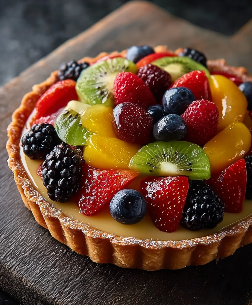 Easy Fresh Fruit Tart Recipe Delight