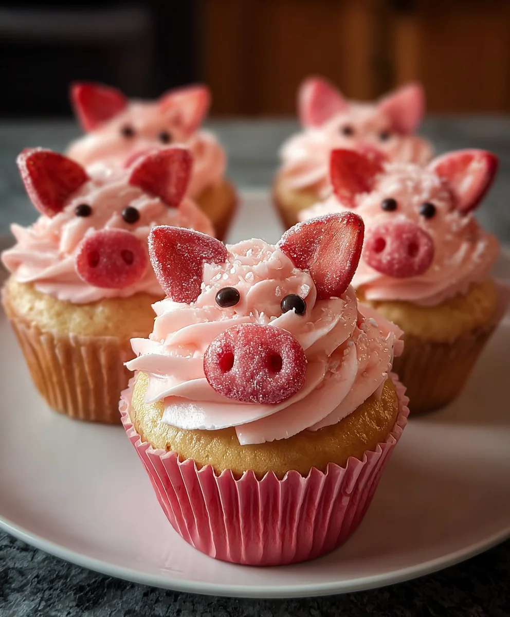 Strawberry Beef Cupcakes - Cute & Easy Dessert