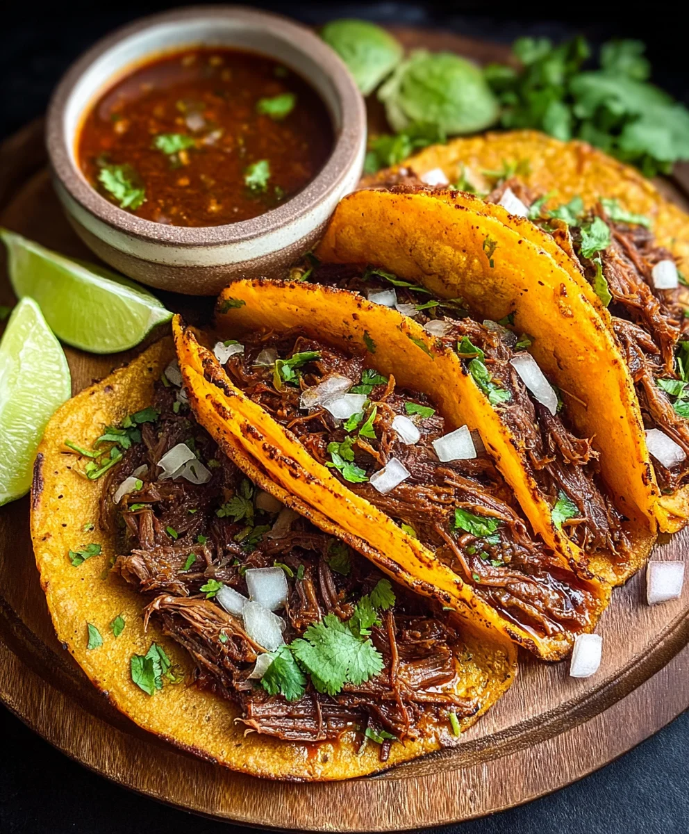 Easy Beef Birria Tacos-Flavorful Mexican Street Food