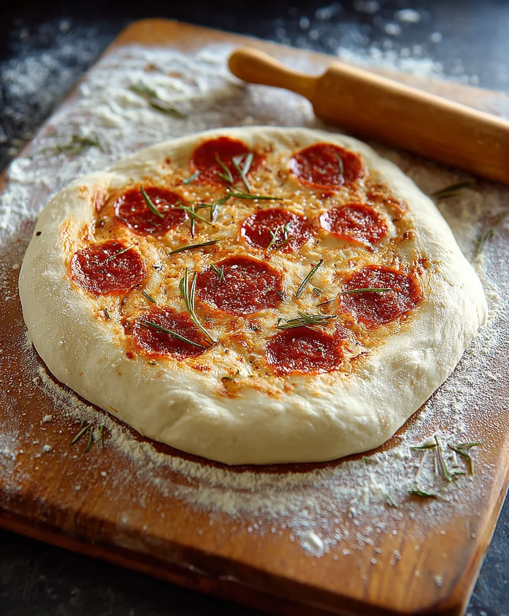 Easy Two Ingredient Pizza Dough Recipe