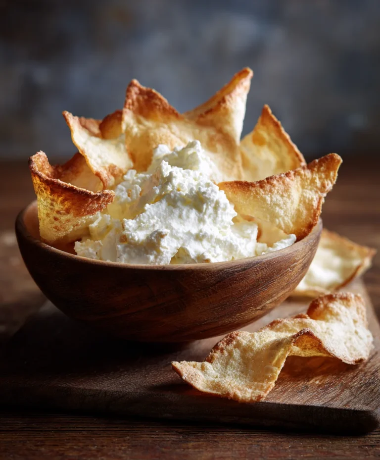 Crunchy Cottage Cheese Chips-Healthy Snack