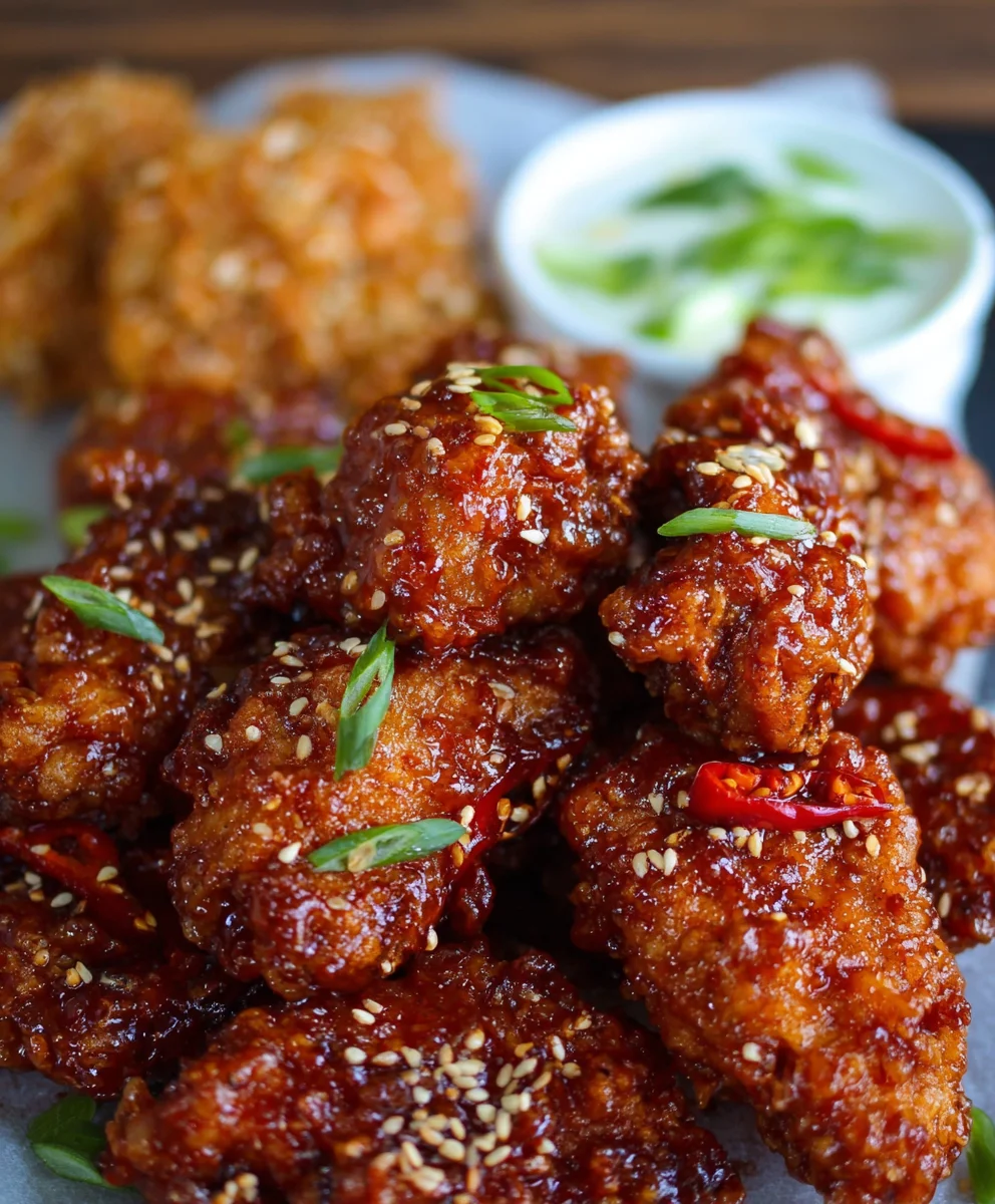 Authentic Korean Fried Chicken-Yangnyeom Recipe