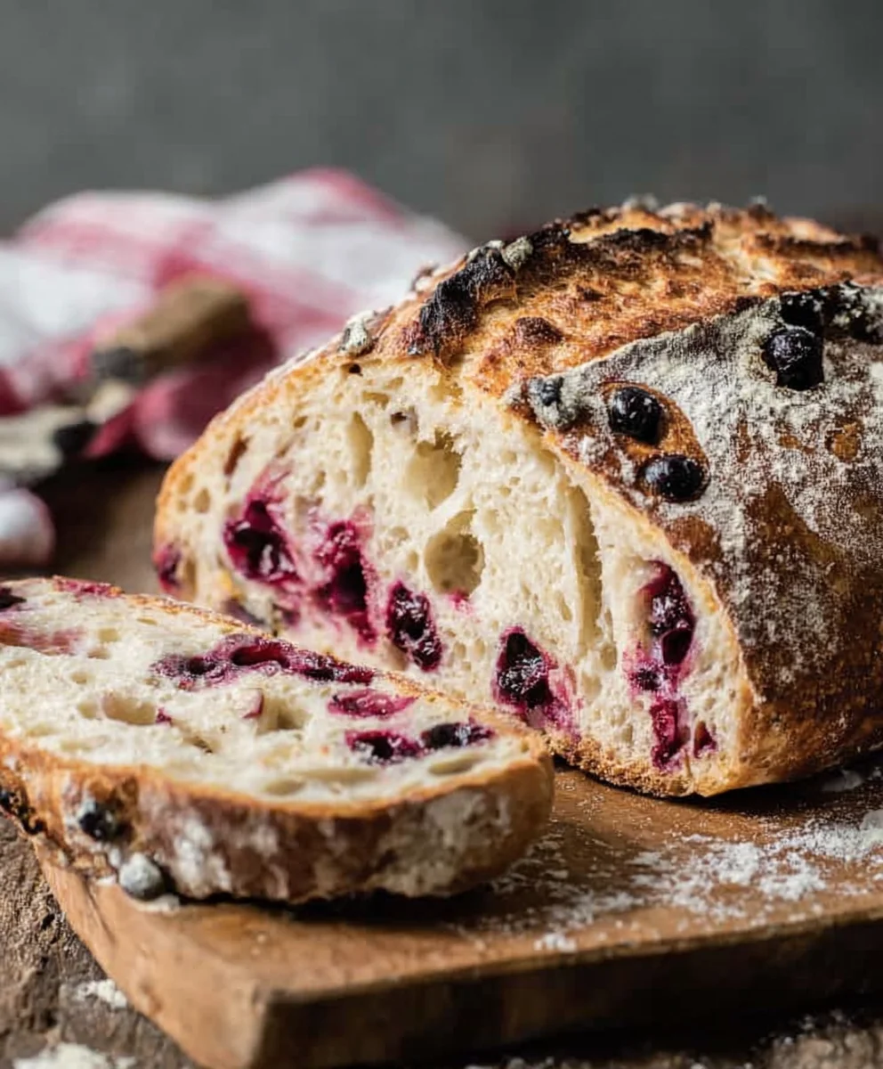 Blueberry Lemon Sourdough Bread-Zesty & Delicious Recipe
