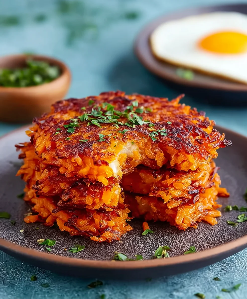 Savory Sweet Potato Hash Browns - Crispy Delicious Side