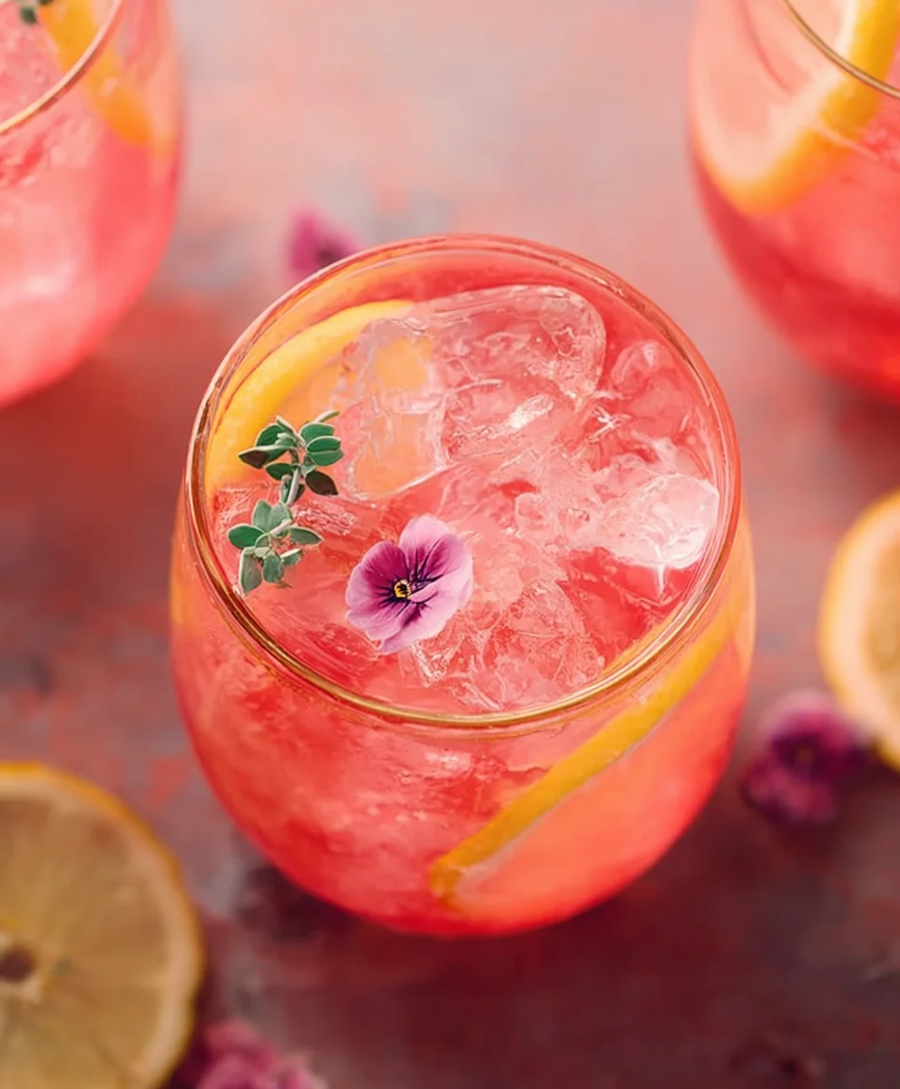 Easy Pink Lemonade Mocktail Recipe- Refreshing Drink