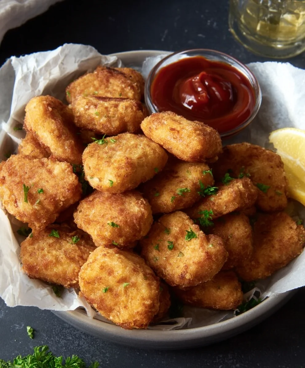 Crispy Oven Baked Chicken Nuggets - Easy Recipe