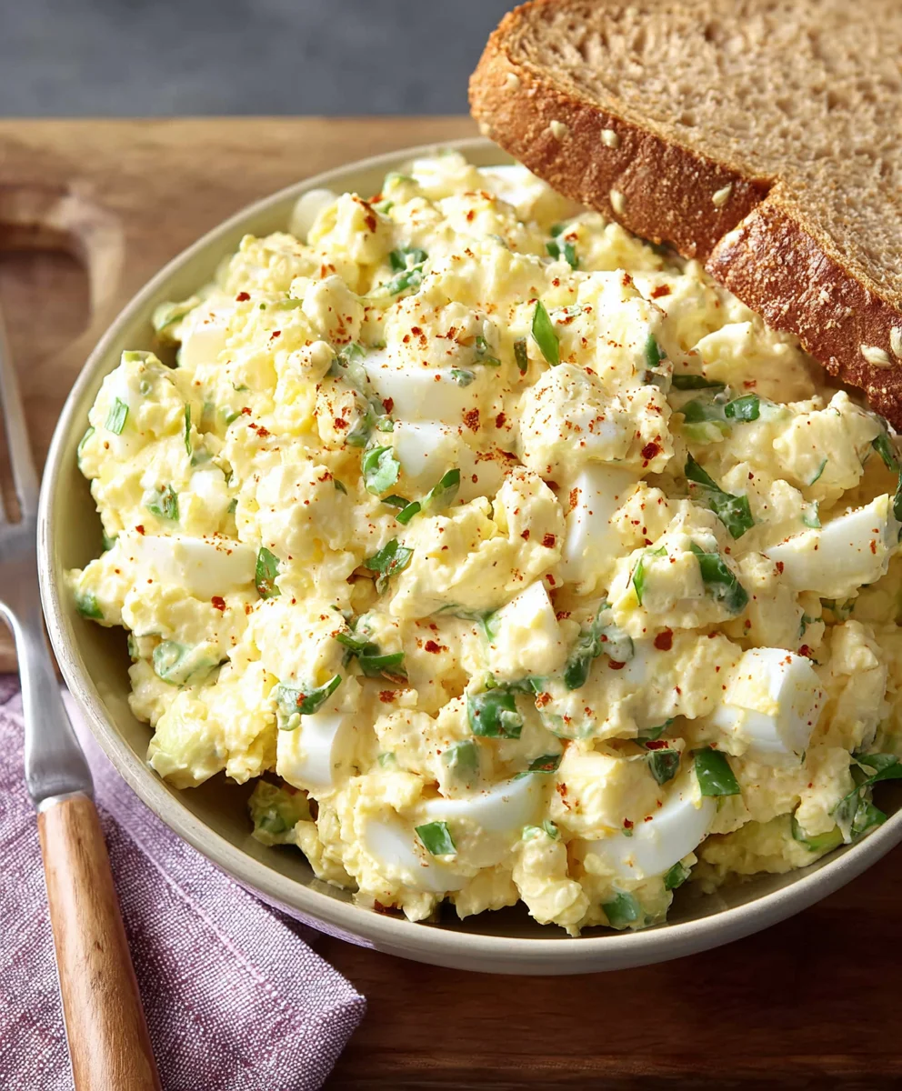 Simple Cottage Cheese Egg Salad - Easy Healthy Recipe