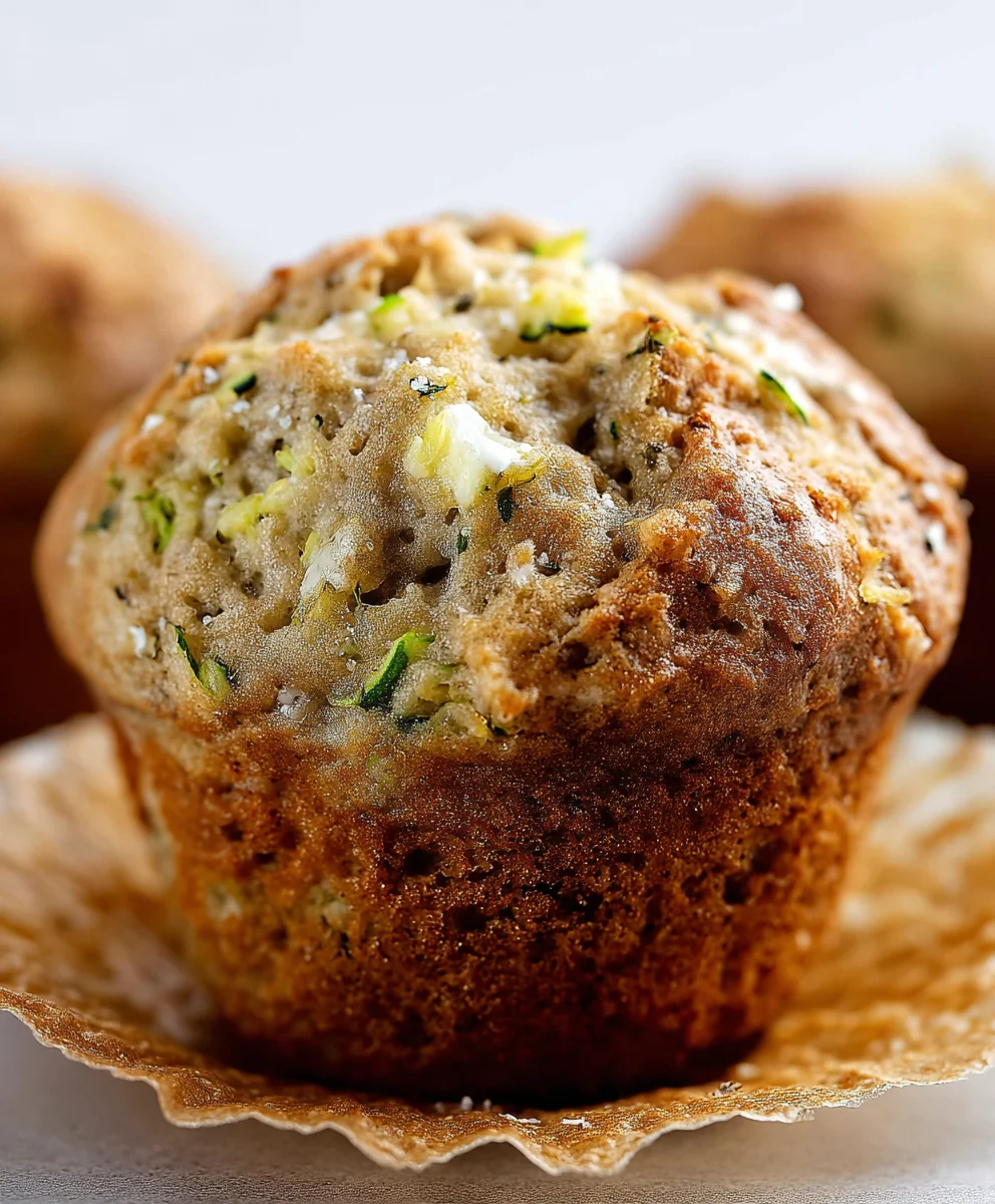 Moist Banana Zucchini Muffins - Easy Healthy Treat